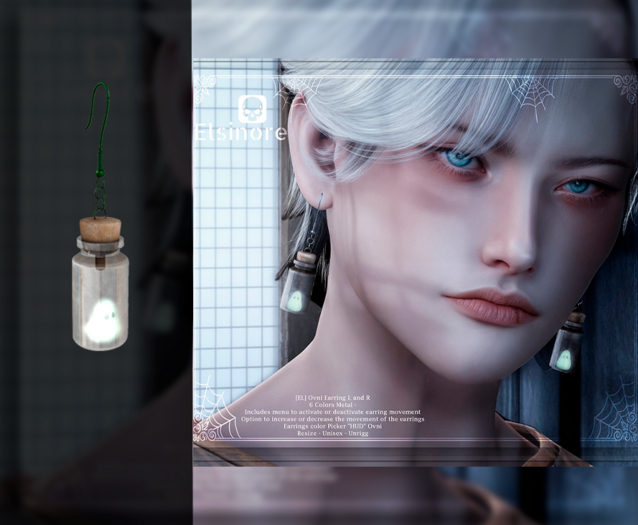 [EL] Ovni Earring Green