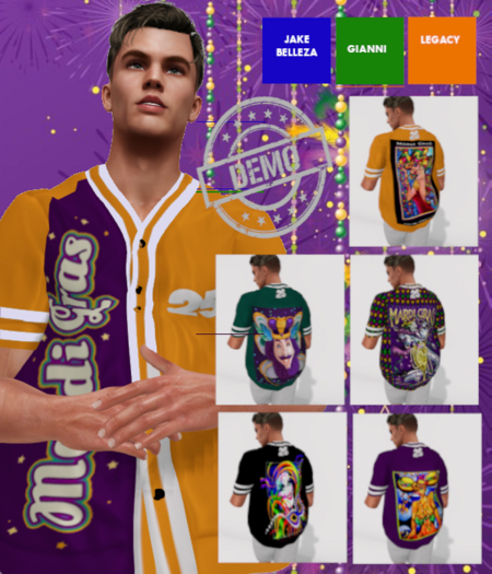 DEMO Vursachi Mardi Gras Jersey