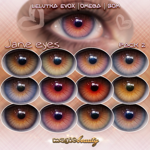 [Magic Beauty] Jane eyes pack2(Omega,LeLEVOX&BOM)