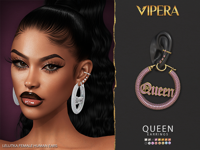 [VIPERA] Queen Earrings (EvoX)