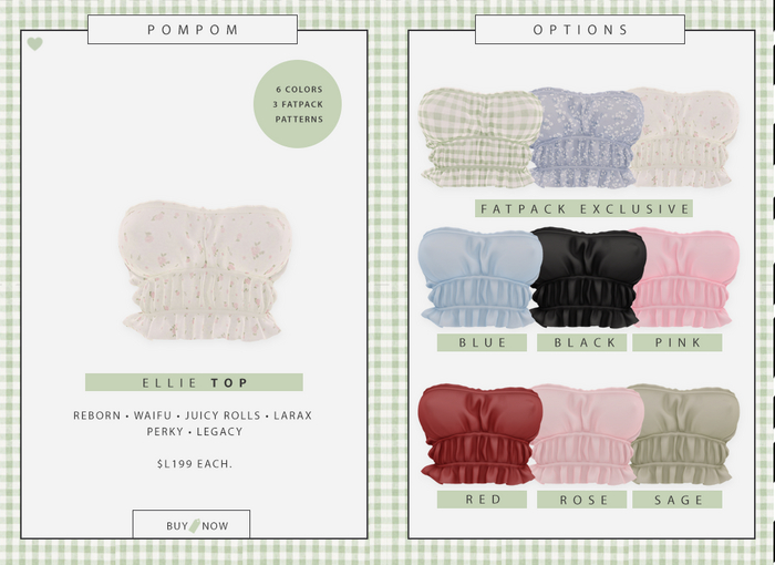 Pompom - Ellie Top - Red - Unpack