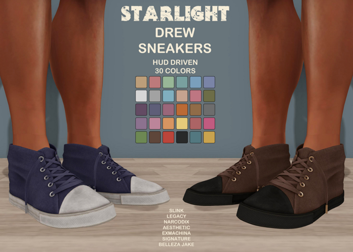 :: SA ::  Drew - Sneakers with HUD - Male