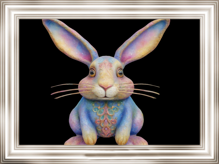 HB:Whimsical Rabbit prop Statue FuLL PERM