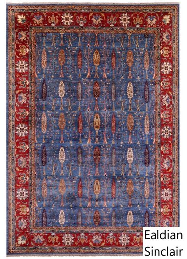 Antique Blue Serapi Rug