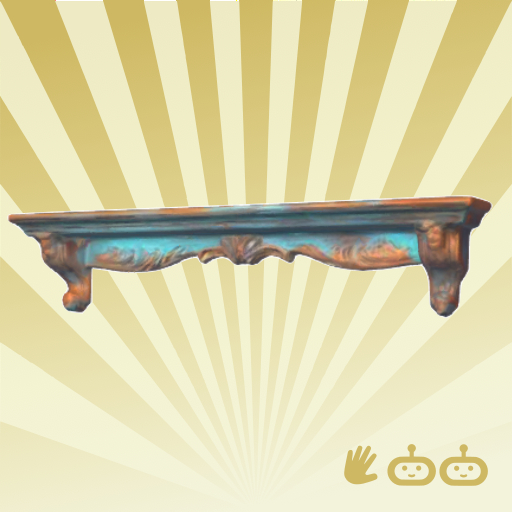 Shabby Wall Shelf 01