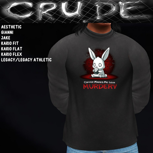 Coffee makes me  less murdery Men's Turtle (MTN)  <Wear Me>