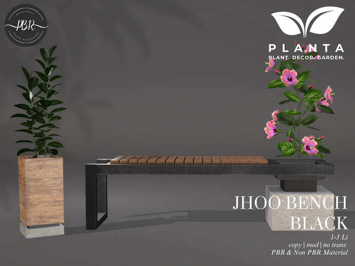 Planta - Jhoo Bench Black