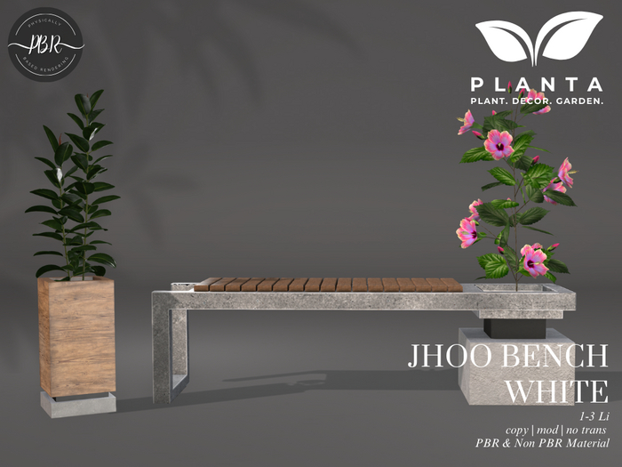 Planta - Jhoo Bench White