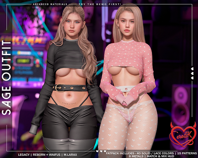 [erotiK] Sage Outfit FATPACK