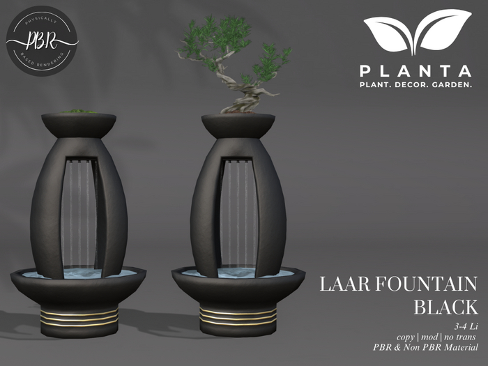 Planta - Laar Fountain Black