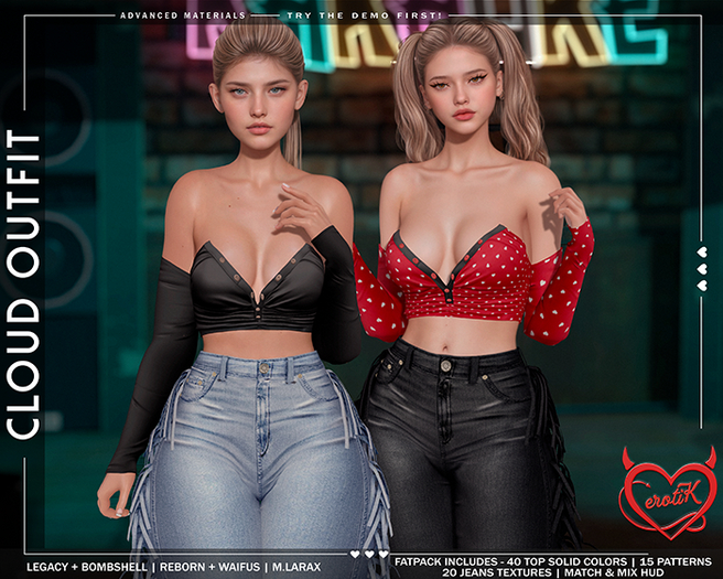 [erotiK] Cloud Outfit FATPACK