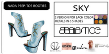 Baiastice_Nada Peep-Toe Booties-Sky