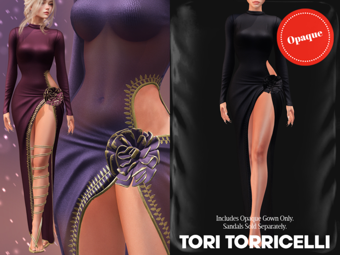 TORI TORRICELLI // Myra Gown // Black