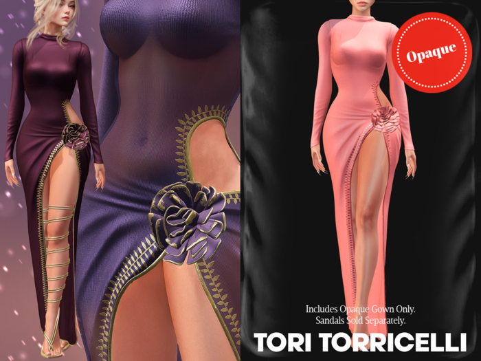 TORI TORRICELLI // Myra Gown // Coral