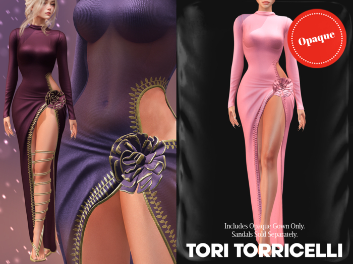 TORI TORRICELLI // Myra Gown // Pink