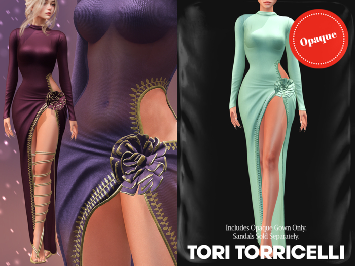 TORI TORRICELLI // Myra Gown // Mint