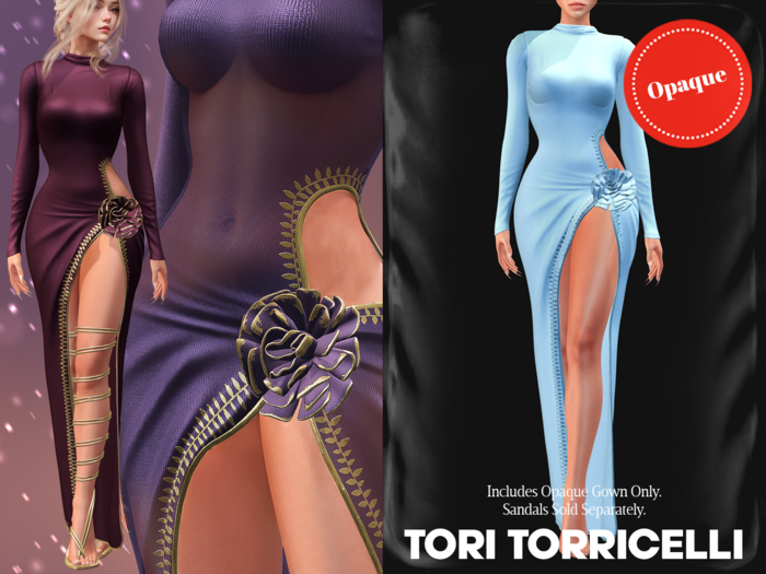 TORI TORRICELLI // Myra Gown // Ice