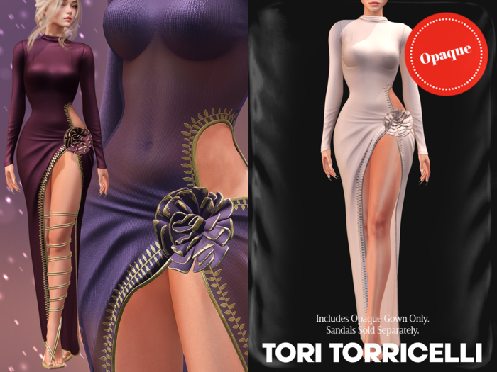 TORI TORRICELLI // Myra Gown // Clamshell