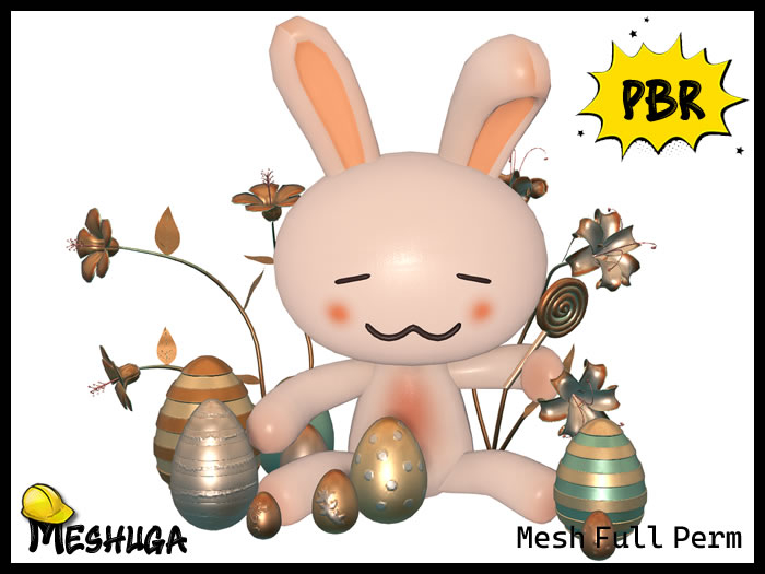 Meshuga PBR Easter Sweet Bunny Scene FULL PERM MESH