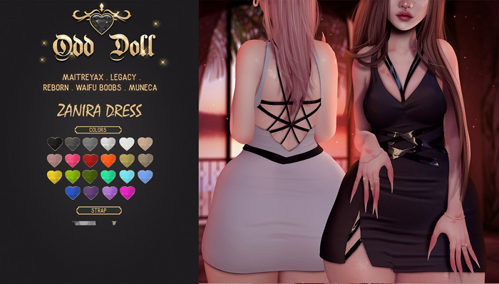 Odd Doll. Zanira Dress Muneca  FatPack - Unpacker