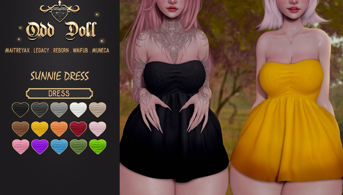 Odd Doll. Sunnie Dress Demo Muneca