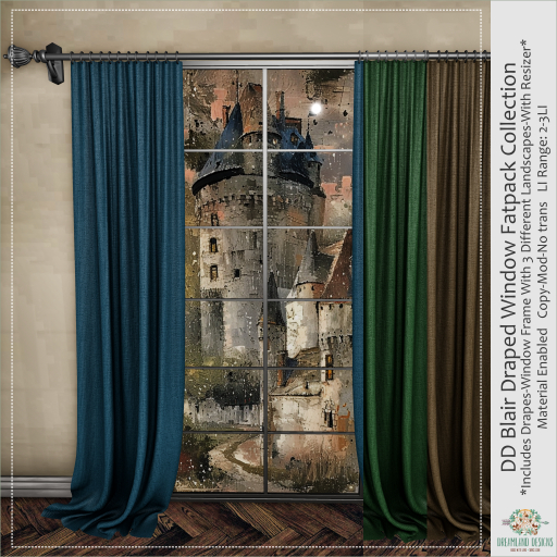 DD Blair Draped Window -Fatpack Collection