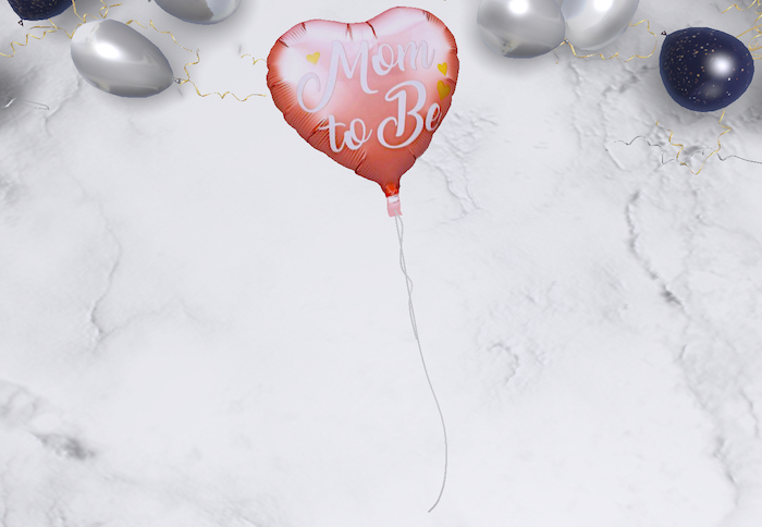 JUNE ~ Mom to be Balloon Pink