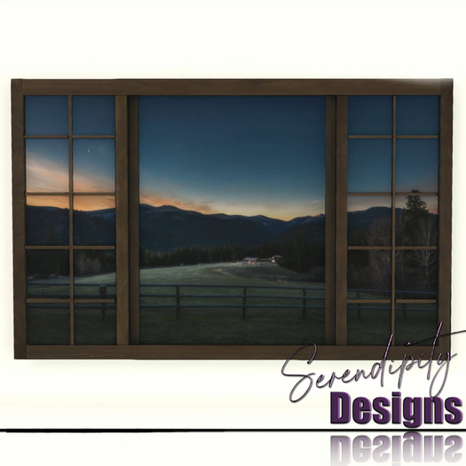 Serendipity Designs - Yellowstone LR False Window