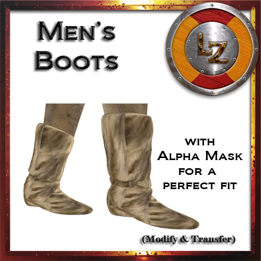 Mens Boots (Chinchilla)