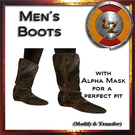 Mens Boots (Dark Fur)