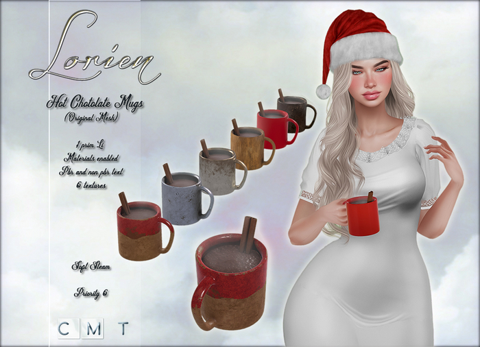 LORIEN HOT CHOCOLATE MUG PBR BOXED