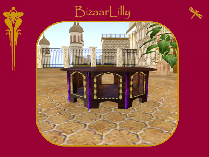 Turkish Delight Low Table ~ Amethyst