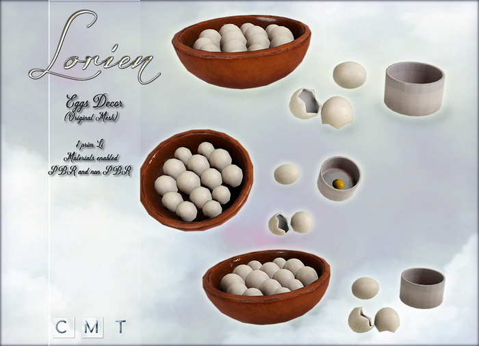 LORIEN EGGS DECOR PBR BOXED