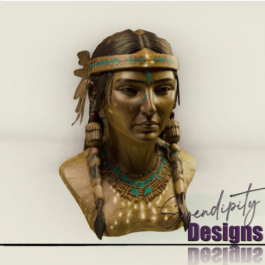 Serendipity Designs - Yellowstone LR Native Maiden Bust