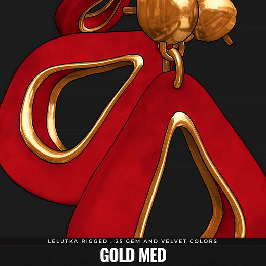 [BL] Ivy drop earrings . gold med