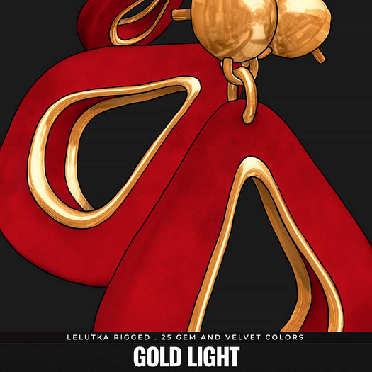 [BL] Ivy drop earrings . light gold