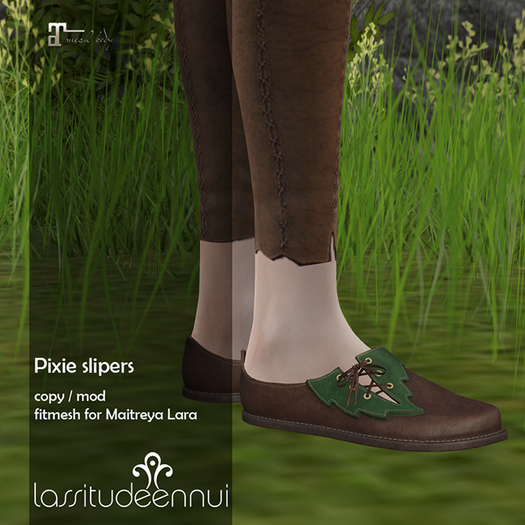 lassitude & ennui Pixie slippers - DEMO
