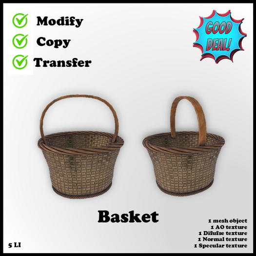 [GOOD DEAL] Basket. BOXED/ADD&TOUCH.