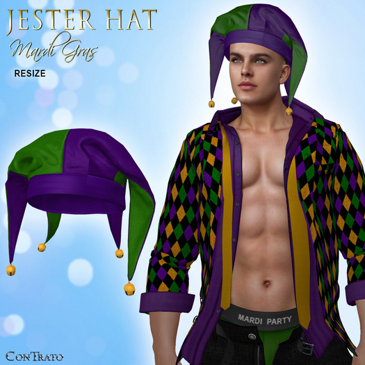 [ConTrato] Jester Hat Mardi Gras