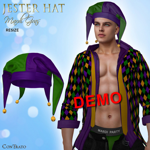 [ConTrato] Jester Hat Mardi Gras DEMO
