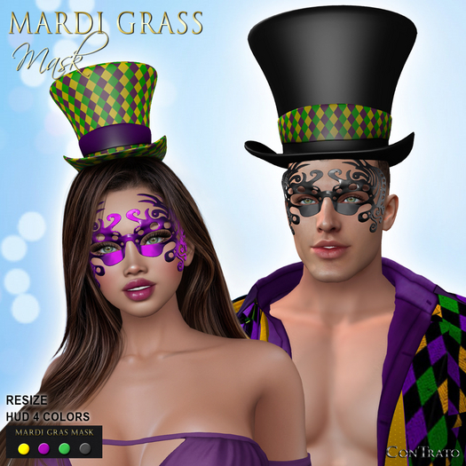 [ConTrato] Mardi Gras Mask