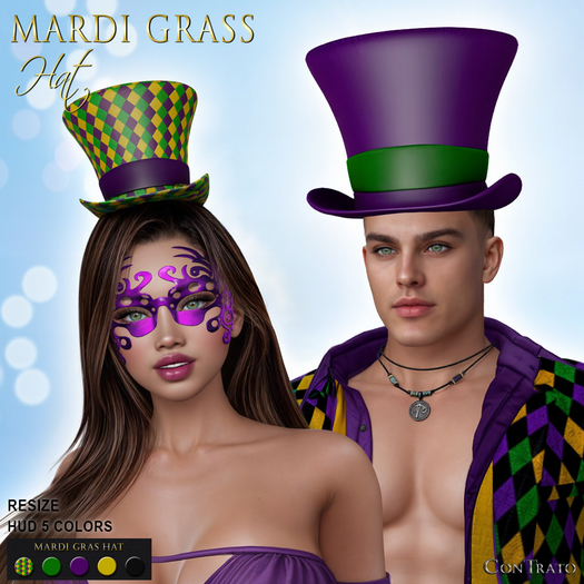 [ConTrato] Mardi Gras Hat