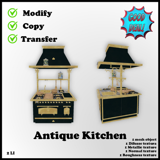 [GOOD DEAL] Antique Kitchen. BOXED/ADD&TOUCH.