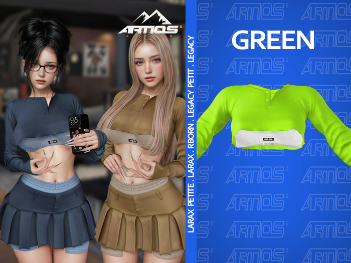 [Artios] - Fomo Bluse (Green)