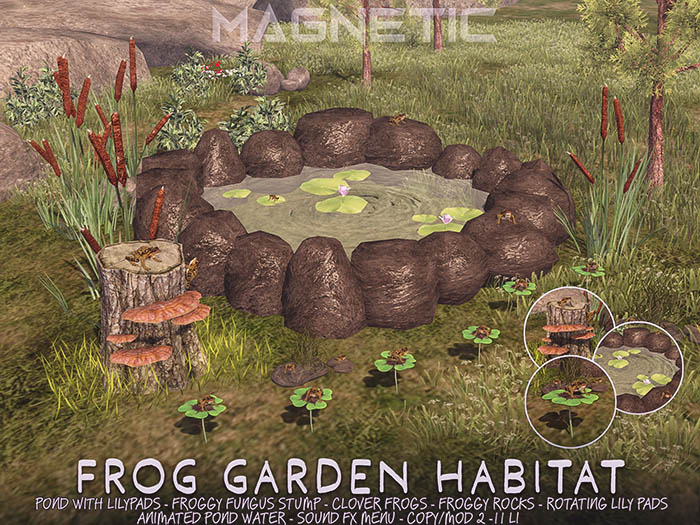Magnetic - Frog Garden Habitat 