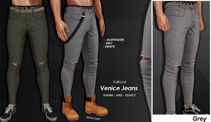 <Kalback> Venice Jeans Grey