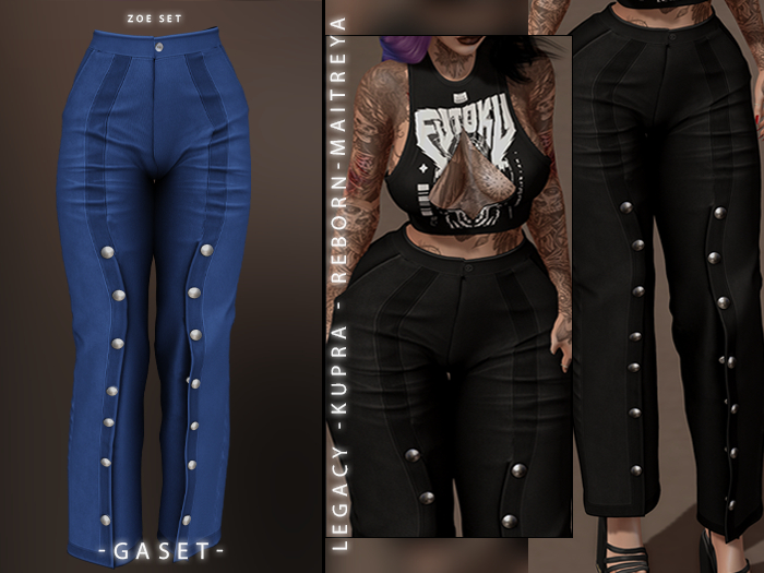 GASET - MARINE ZOE PANT