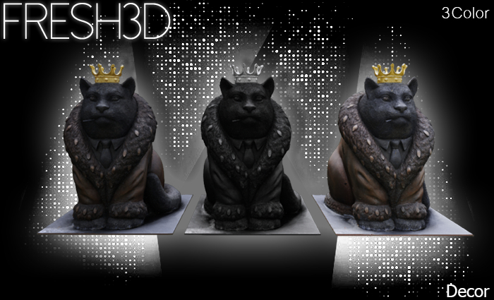 FRESH3D King cat