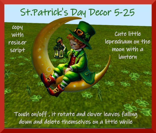 C.M.D. - Leprechaun on the moon St. Patr.Day 5-25 VB