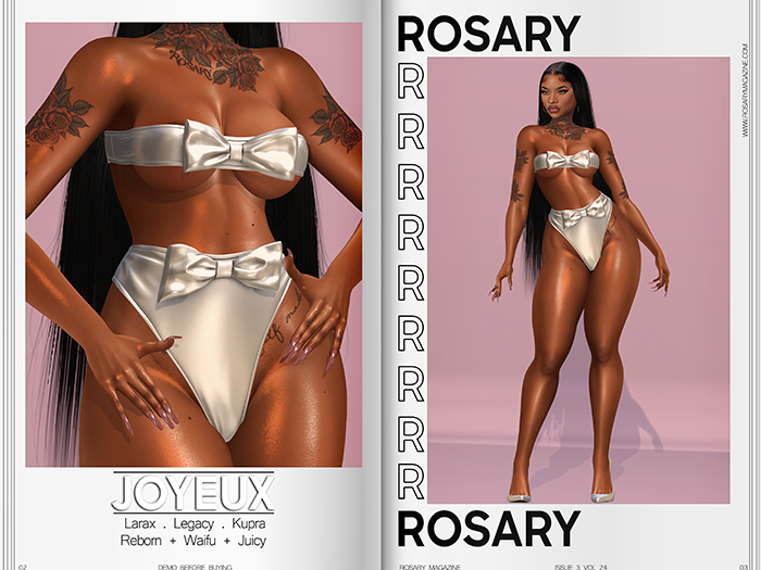 Rosary. Joyeux . Set Silver